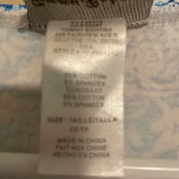 Bahama Striped Blue T Shirt Dress - Picture 2 of 3